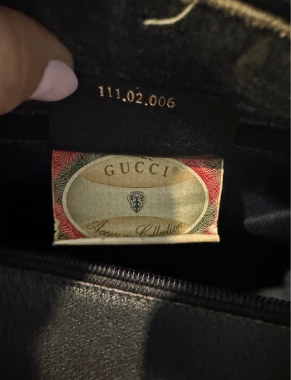 Gucci GG Supreme Accessory Collection Boston Bag – Navy Web Stripe