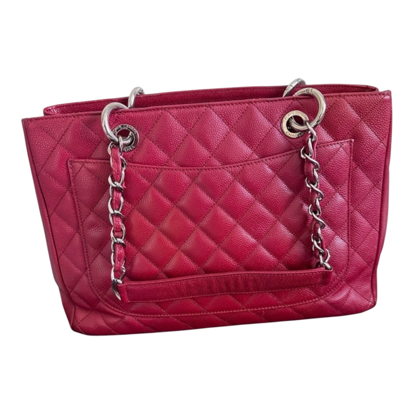 CHANEL GST Grand Shopping Tote | Red Caviar Leather