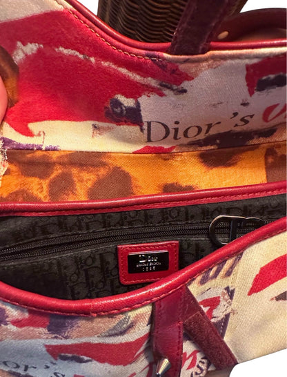 RARE Dior 2003 Galliano “Victim” Saddle Bag – Limited Edition