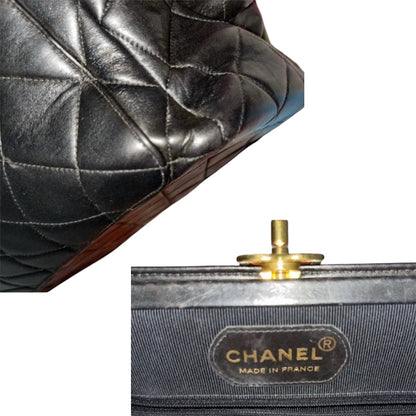 Chanel Classic Lambskin Double Flap Shoulder Bag