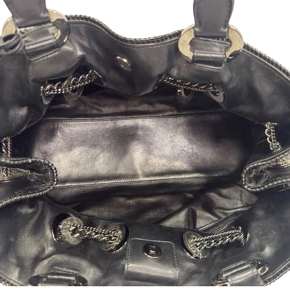 Christian Dior Chri Chri Cannage Leather Tote Bag