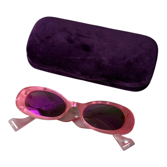 Gucci Pink Oval Sunglasses GG0517S