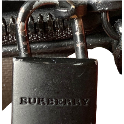 Burberry Haymarket Check Rolling Carry-On Suitcase