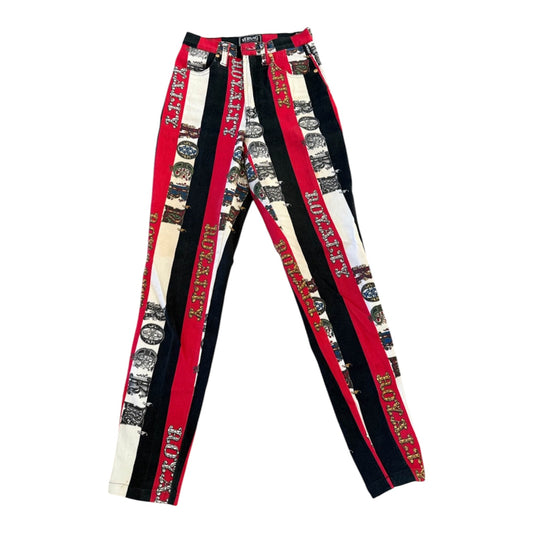 Rare Versace Jeans Couture Rock & Royalty Print Jeans