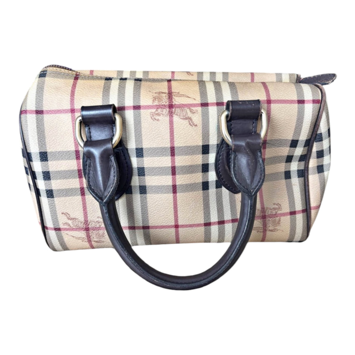 Burberry Nova Check Barrel Bag