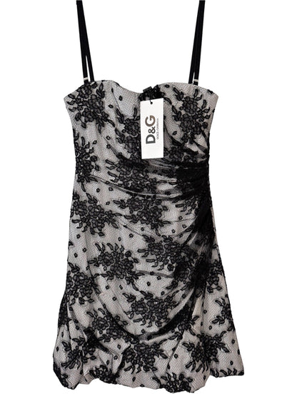 Dolce & Gabbana Black Lace Mini Dress