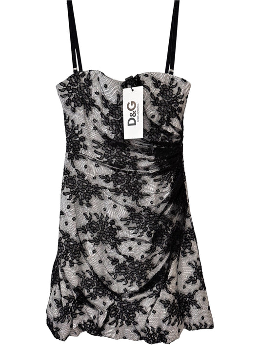 Dolce & Gabbana Black Lace Mini Dress