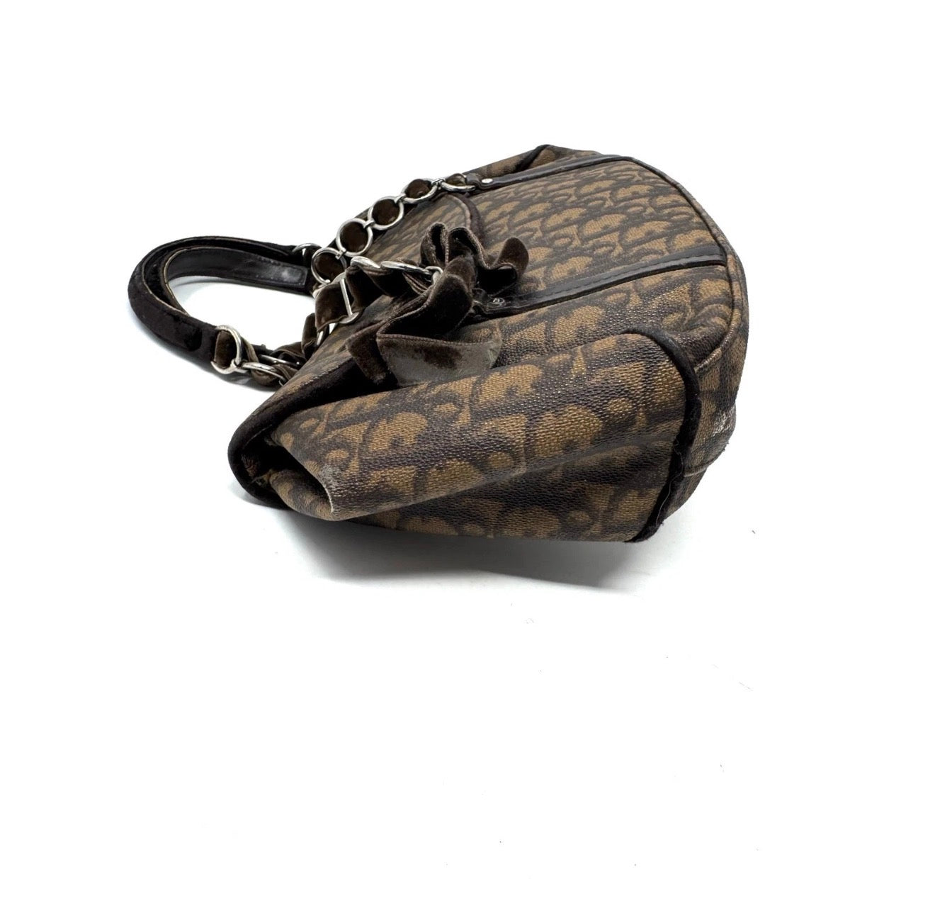 Christian Dior Trotter Monogram Shoulder Bag (Galliano Era)