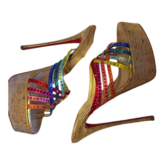 Christian Louboutin Rainbow Crystal Heels