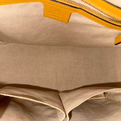 Gucci Yellow Patent Microguccissima Dome Bag