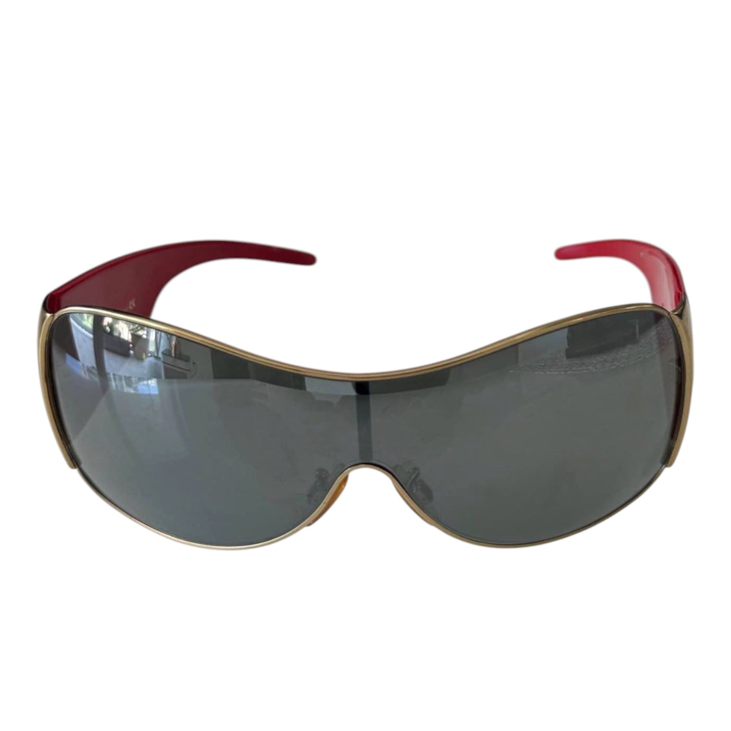 Dolce & Gabbana Logo Shield Sunglasses