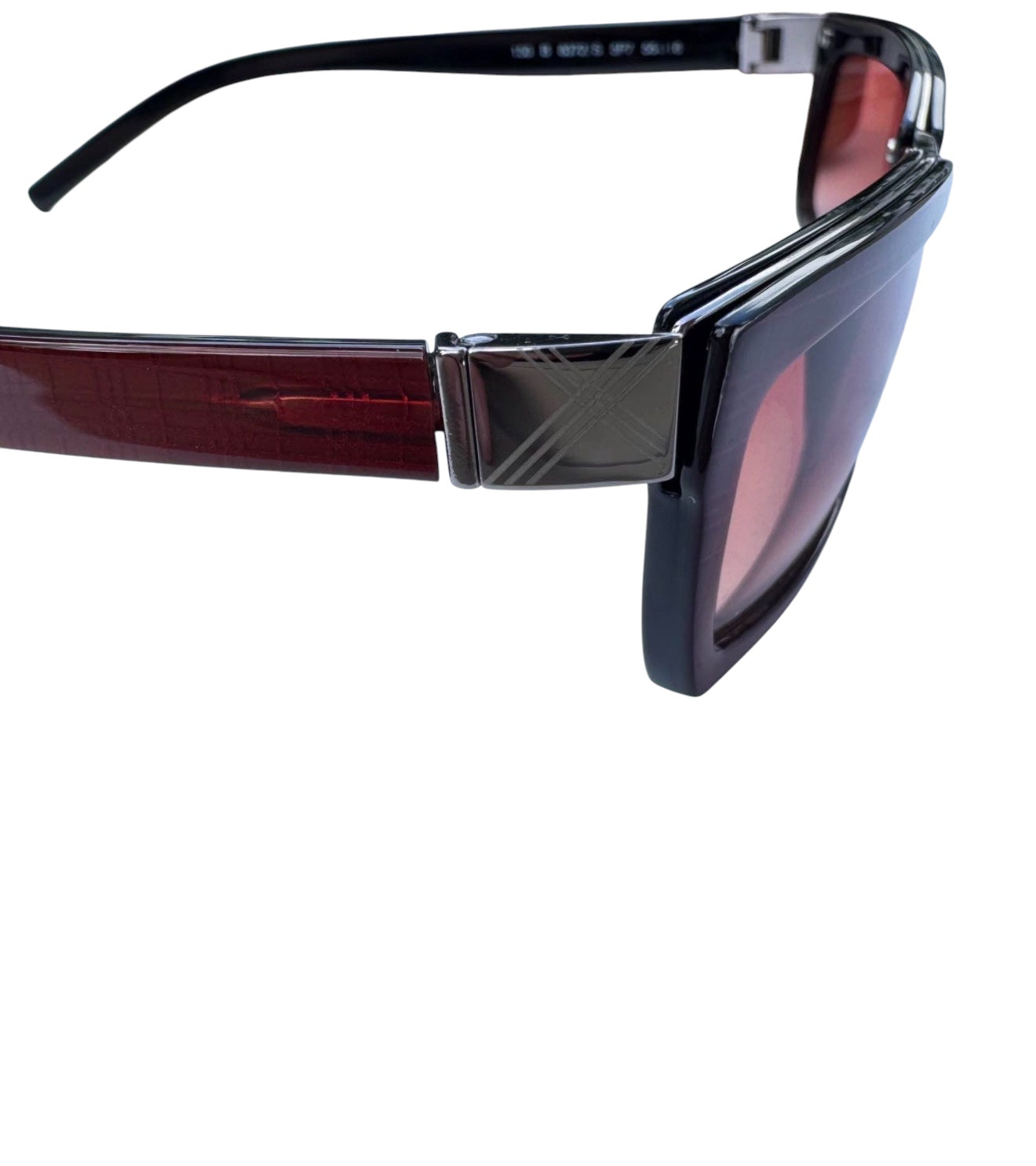 Burberry Rectangular Sunglasses – Red Frame