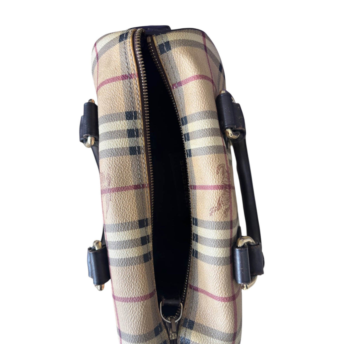 Burberry Nova Check Barrel Bag