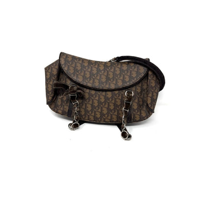 Christian Dior Trotter Monogram Shoulder Bag (Galliano Era)