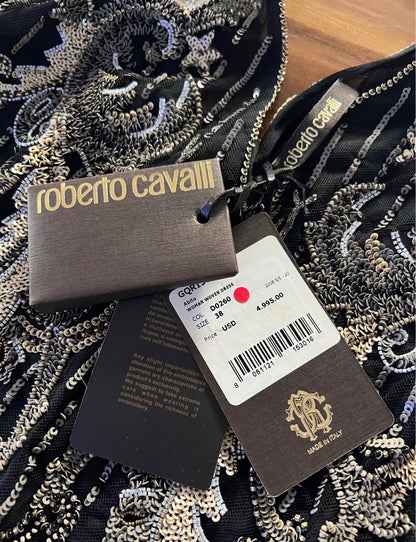Roberto Cavalli Beaded Mini Dress – NWT Luxury Piece
