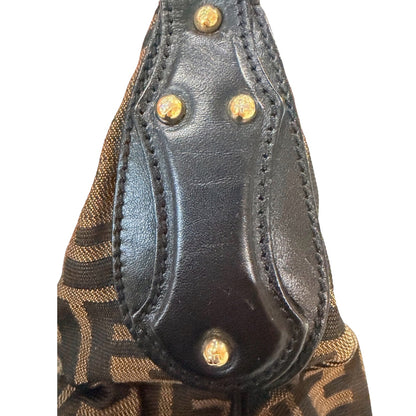 Fendi Zucca FF Canvas Hobo Bag