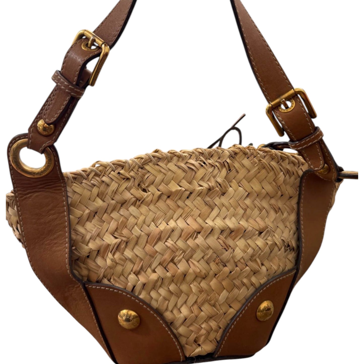 Dolce & Gabbana Raffia & Leather Resort Tote