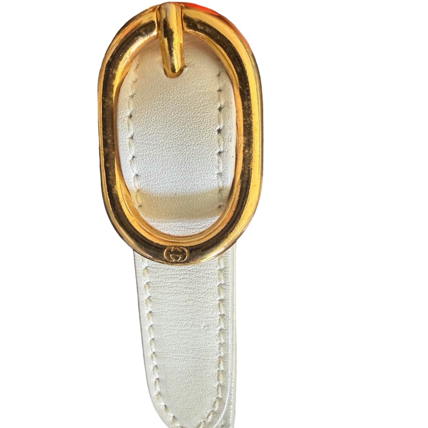 Vintage White Gucci Crossbody Bag