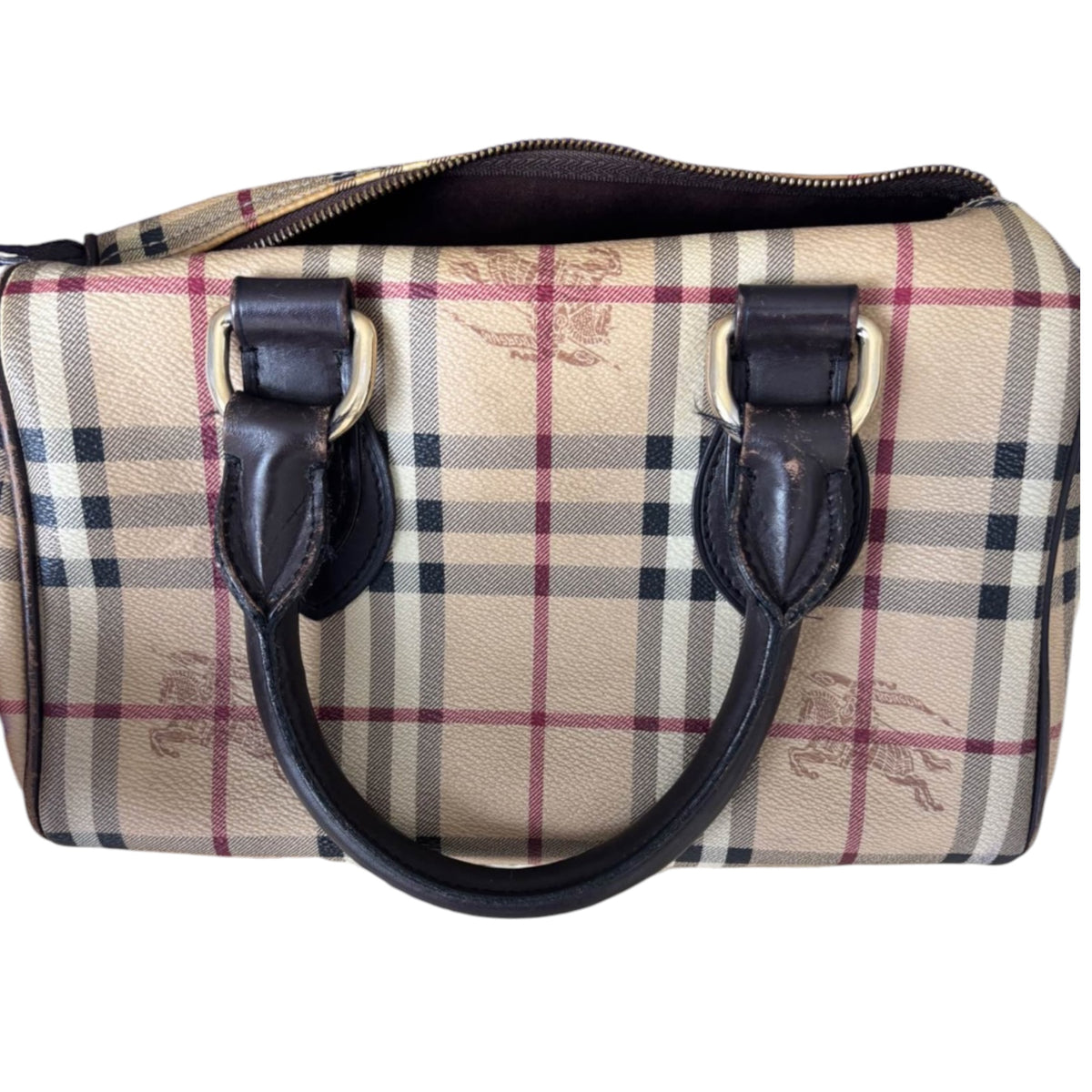 Burberry Nova Check Barrel Bag