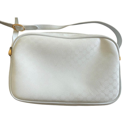 Vintage White Gucci Crossbody Bag