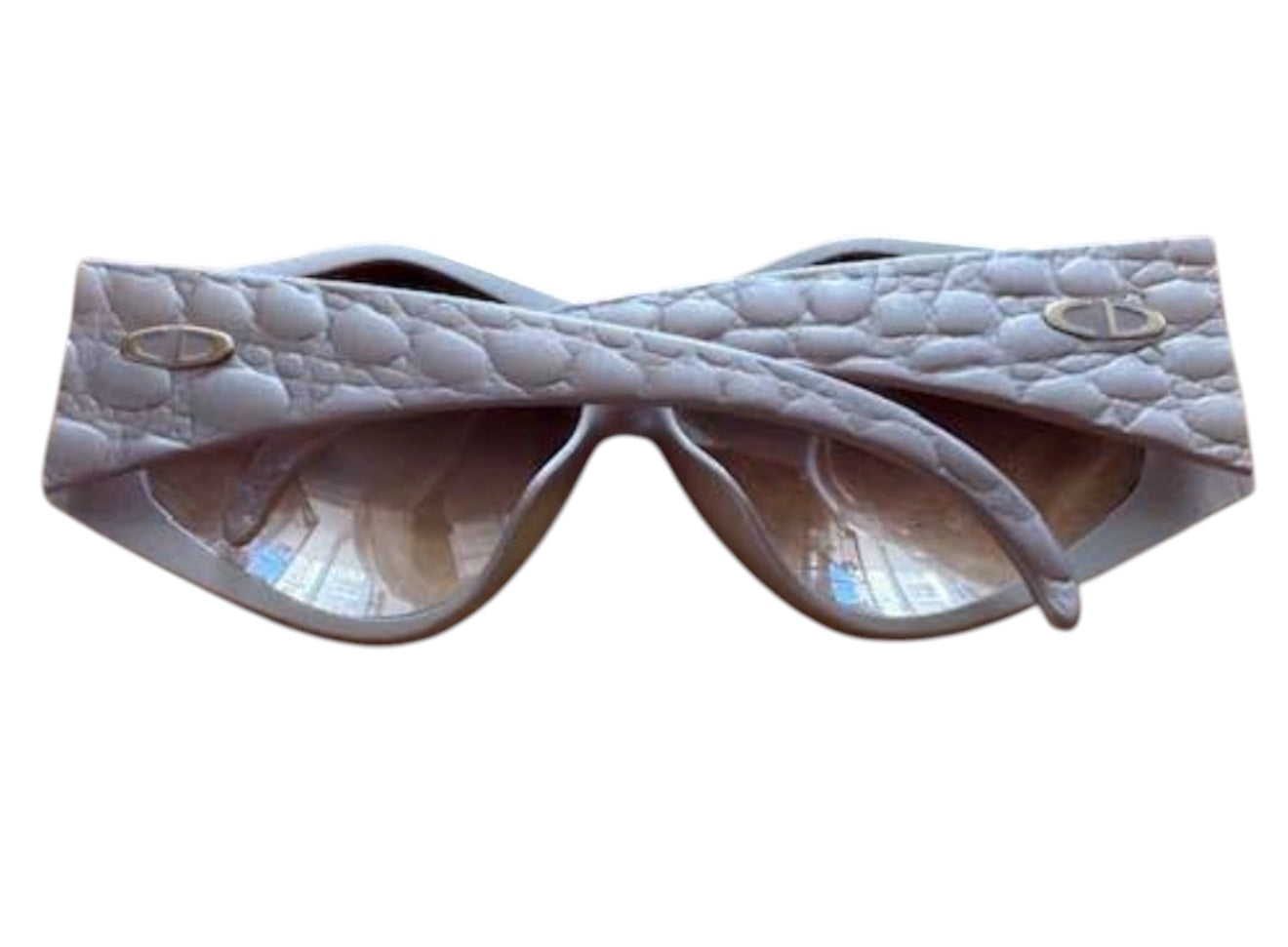 Christian Dior Oversized Sunglasses – White Frame