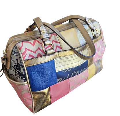 Coach Patchwork Satchel Bag