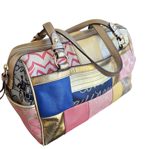 Coach Patchwork Satchel Bag