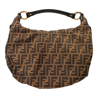Fendi Zucca FF Canvas Hobo Bag