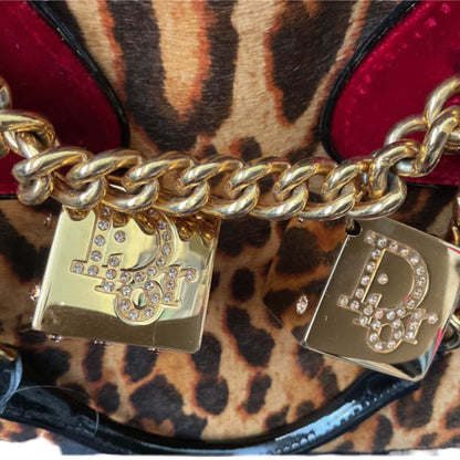 Christian Dior Gambler Leopard Dice Bag — John Galliano Era