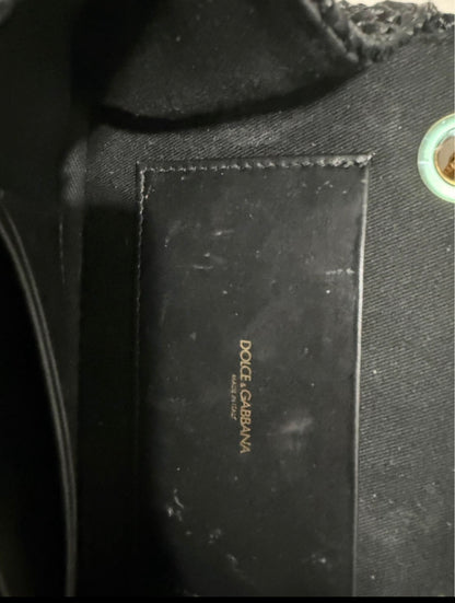 Dolce & Gabbana Raffia Devotion Bag