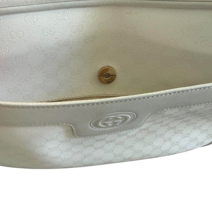 Vintage White Gucci Crossbody Bag