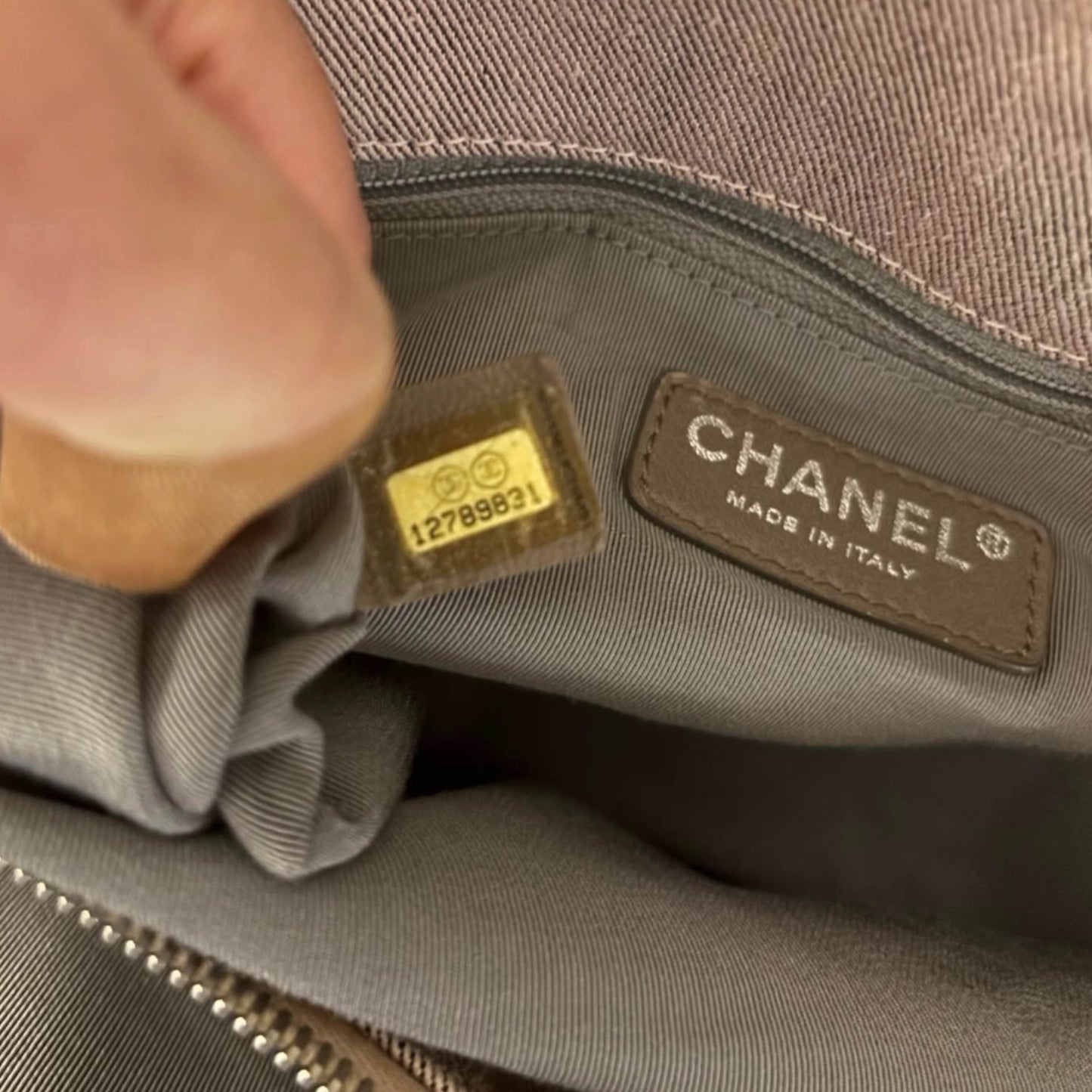 Chanel Pink Denim CC Tote Bag