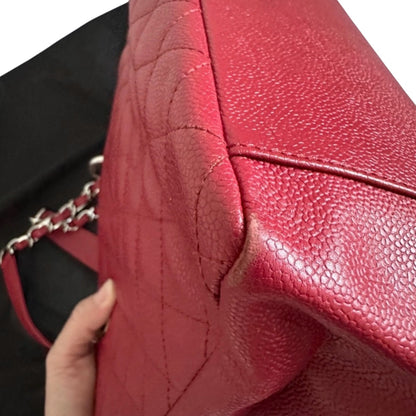 CHANEL GST Grand Shopping Tote | Red Caviar Leather