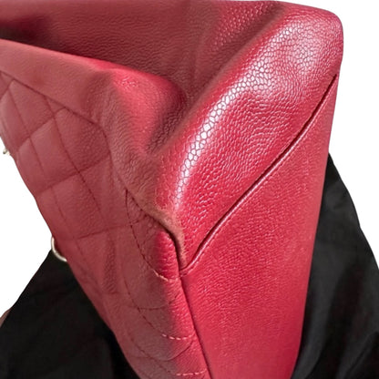 CHANEL GST Grand Shopping Tote | Red Caviar Leather