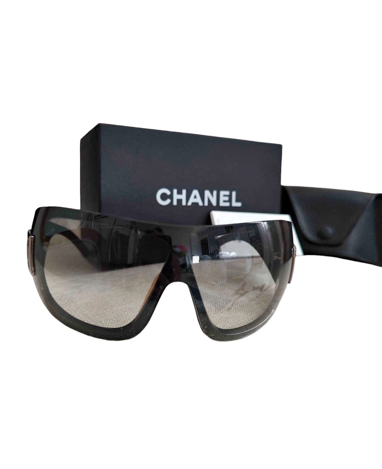 Chanel Shield Sunglasses – CC Logo Oversized