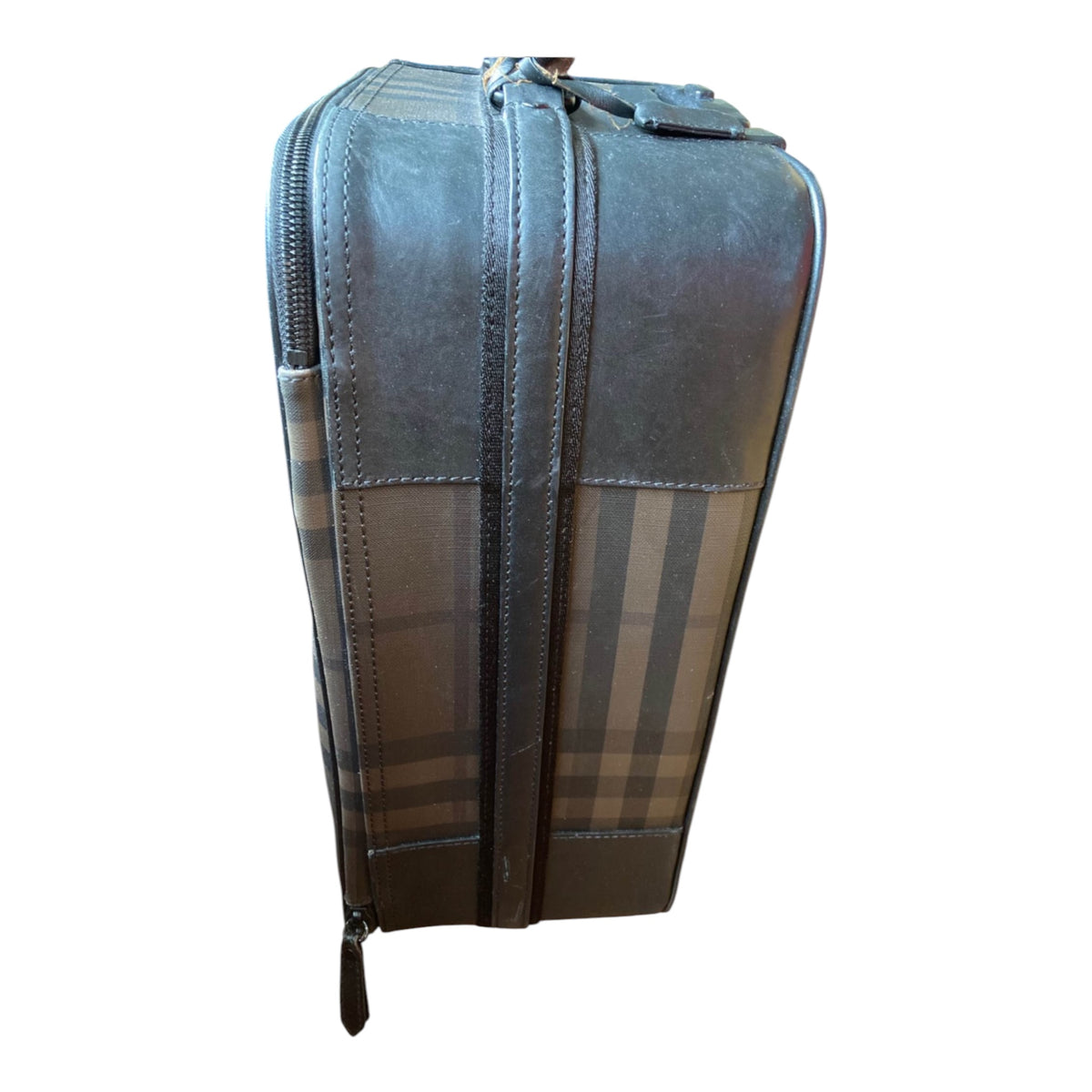 Burberry Haymarket Check Rolling Carry-On Suitcase