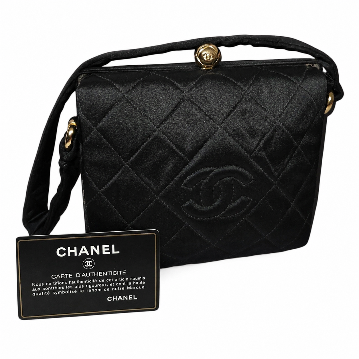 Chanel rare 1994 Satin Evening Bag