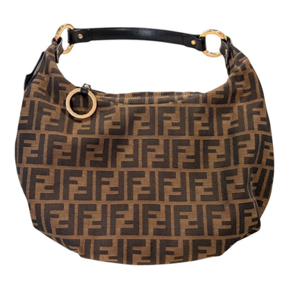 Fendi Zucca FF Canvas Hobo Bag
