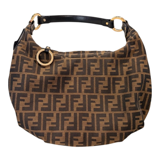 Fendi Zucca FF Canvas Hobo Bag