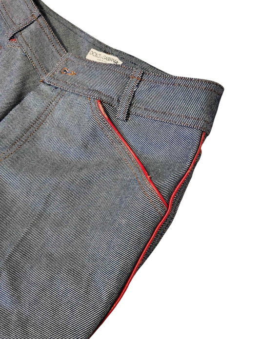 Dolce & Gabbana Y2K Denim Flare Pants