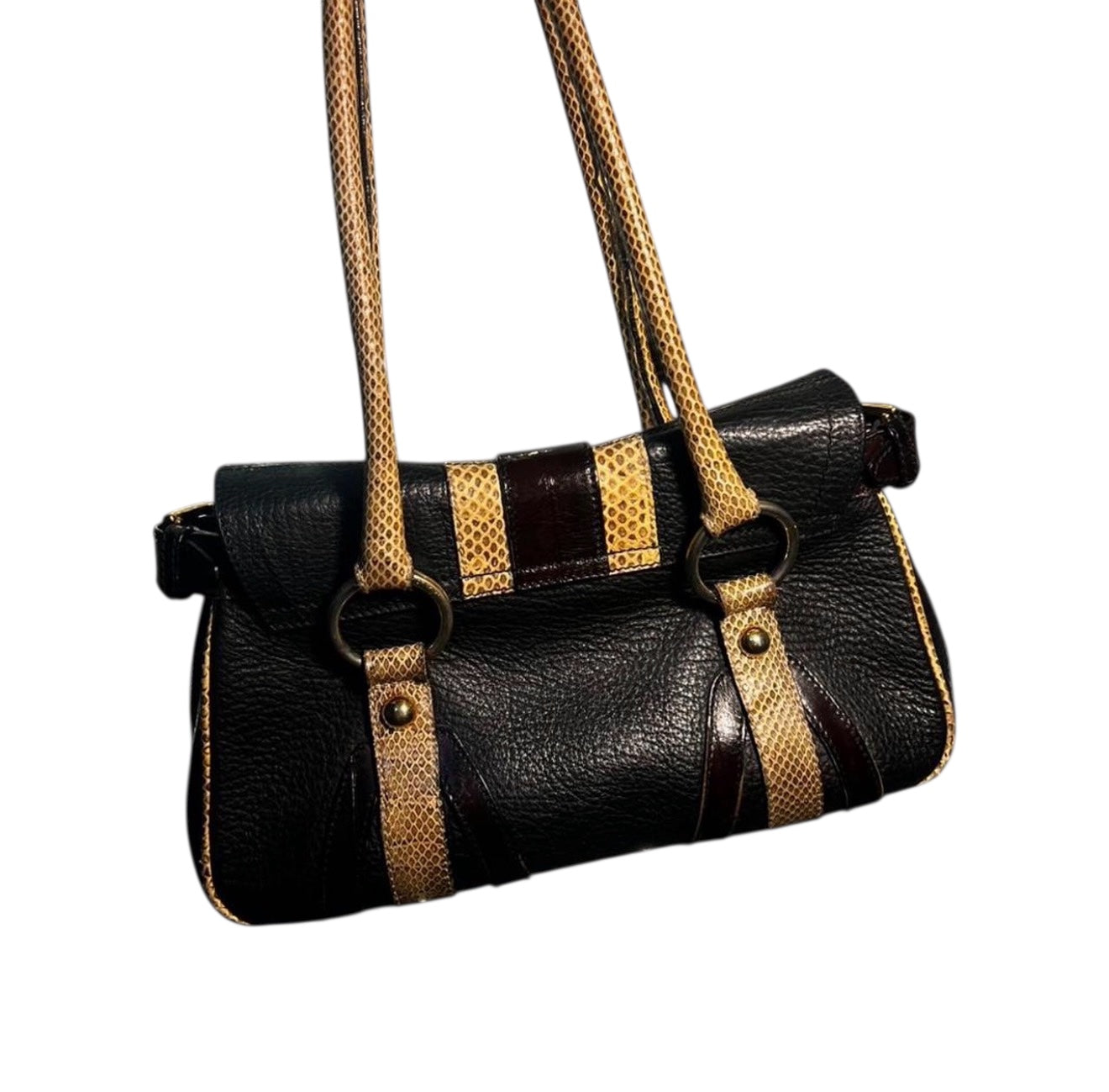 Dolce & Gabbana Snakeskin Leather Shoulder Bag (Vintage D&G)