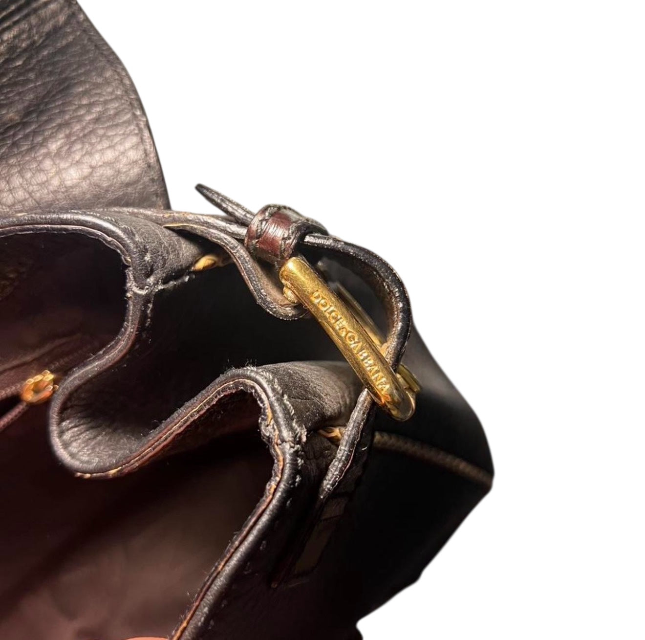 Dolce & Gabbana Snakeskin Leather Shoulder Bag (Vintage D&G)