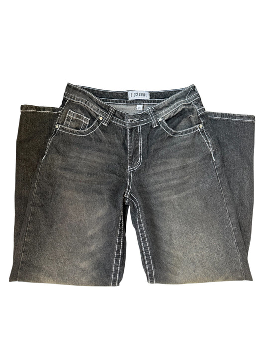 Y2K Rhinestone Wing Denim Jeans